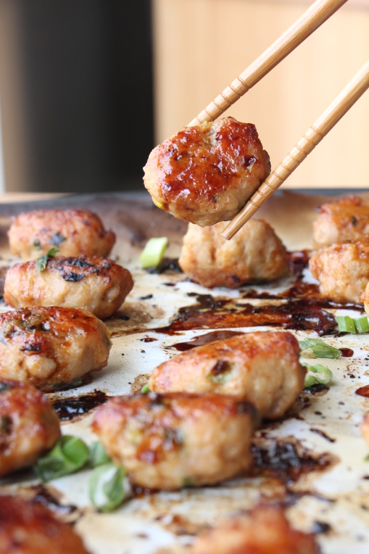 Oil-Free Japanese Chicken Meatballs – Tsukune日式雞肉丸 (GF, Refined Sugar Free, Oil Free)