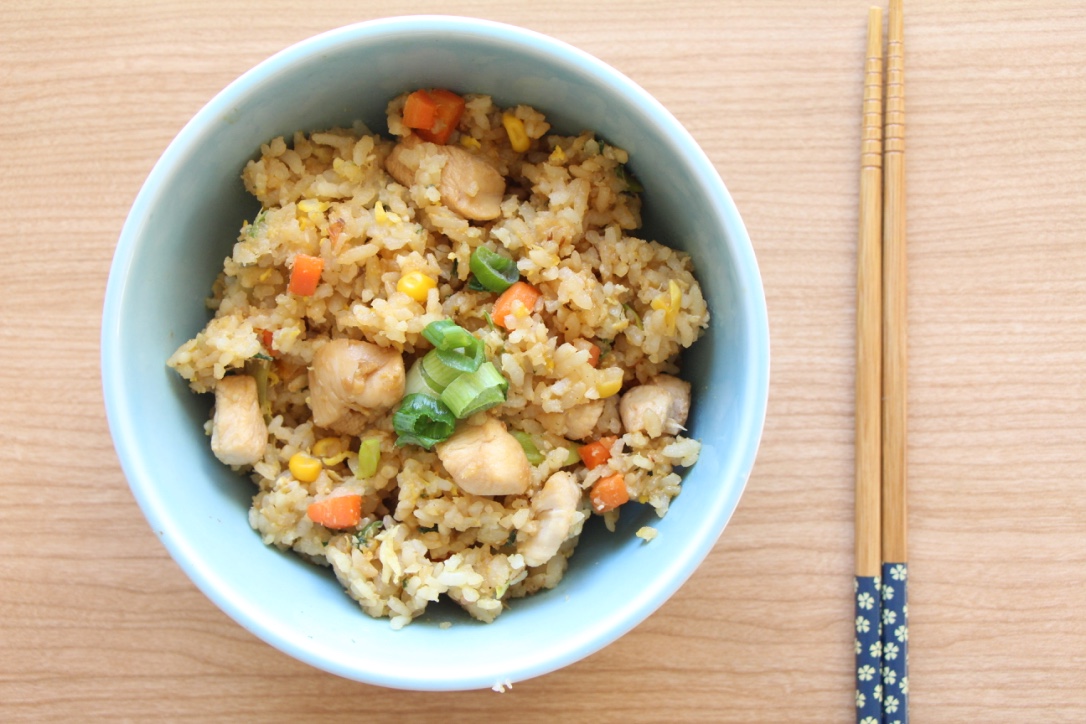 Cauliflower Fried Rice 椰菜花炒飯 (Oil-Free)