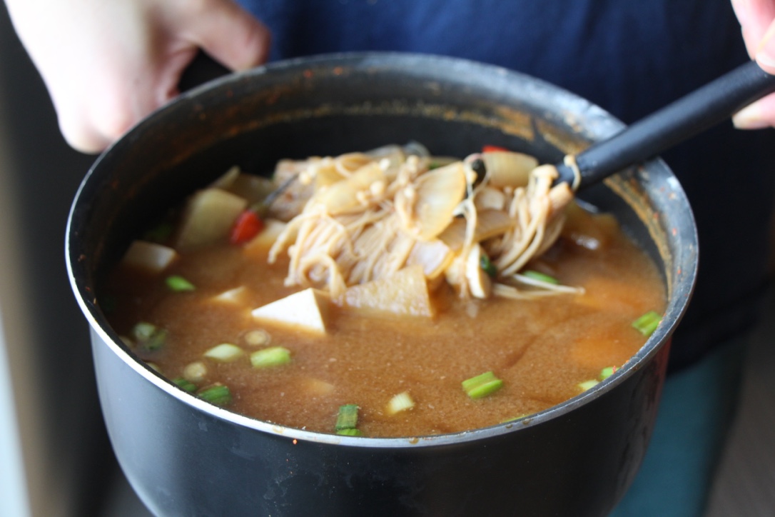 Easy 25 minute Doenjang Jigae 된장 찌개 (Oil-Free, Vegan, GF)