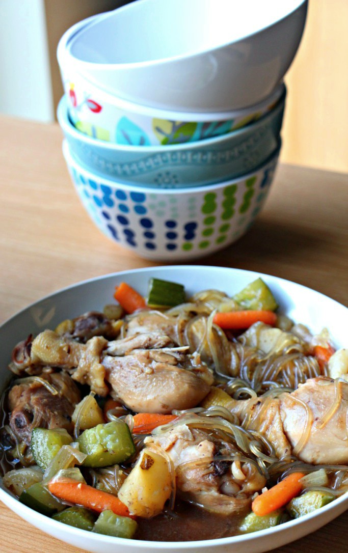 Dakjjim- Braised Chicken with Vegetables 닭찜 (GF, Oil-Free)