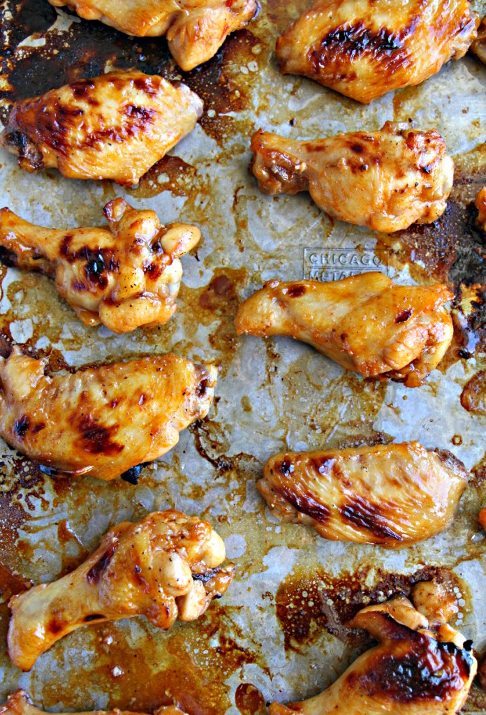 Korean Sticky Baked Chicken Wings (GF, Oil-Free)
