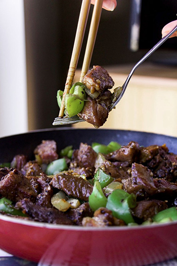 Black Pepper Beef (GF, Paleo, Oil-Free)