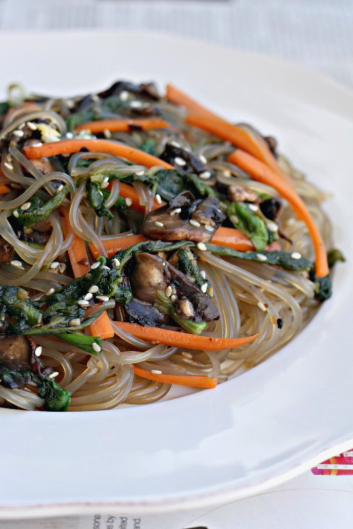 Vegan Japchae (EASY VERSION)