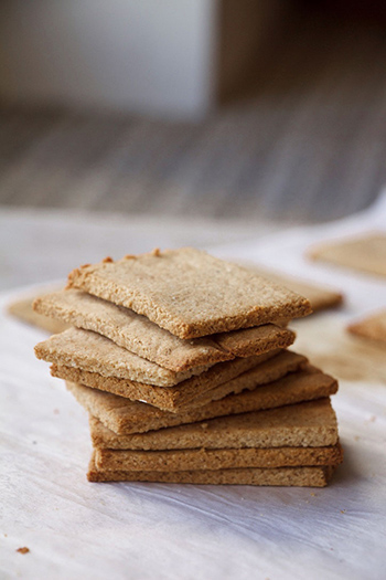 Fall-Inspired Graham Crackers (GF, Paleo, Dairy-Free, Refined Sugar Free)