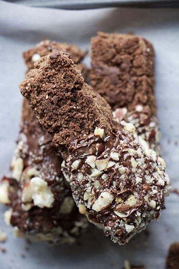 Ferrero Rocher Biscotti (Paleo, GF, Vegan, Oil-Free)