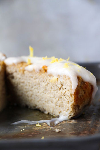 100 Calorie Starbucks Copycat Lemon Loaf (Paleo, Oil-Free, SUGAR FREE**)