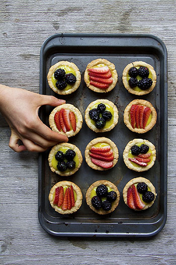 EASY Vegan French Patisserie Fruit Tarts (GF, DF)