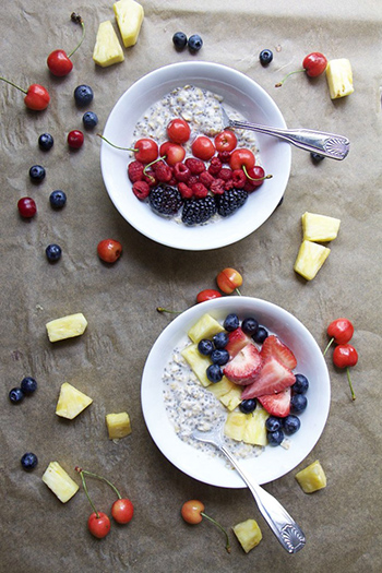 Easy Overnight Oats for 2 (GF, V, DF, Low-Fat)