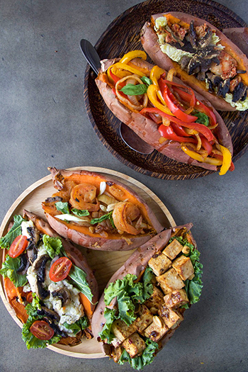 Perfect Roasted Sweet Potato with no Butter or Oil! (+ 6 Asian-Dinner Ideas)