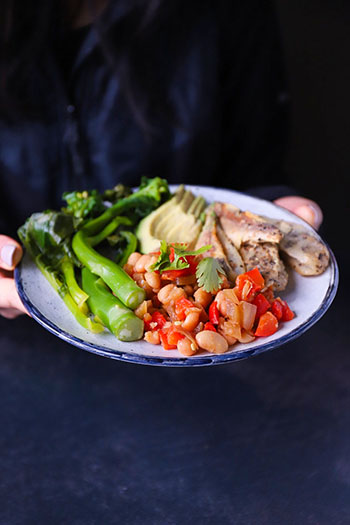 [Vegan] Kung Pao White Bean Stirfry