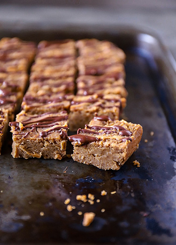 Peanut Butter Chickpea Bars (Vegan)