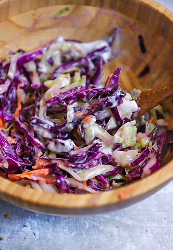 Healthy Coleslaw (No Mayo, Vegan)