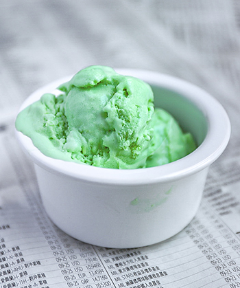 Vegan Pandan Sorbet (With Tofu)
