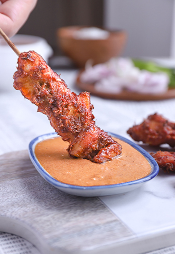 Authentic Singaporean Chicken Satay (Gluten Free, Oil-Free)