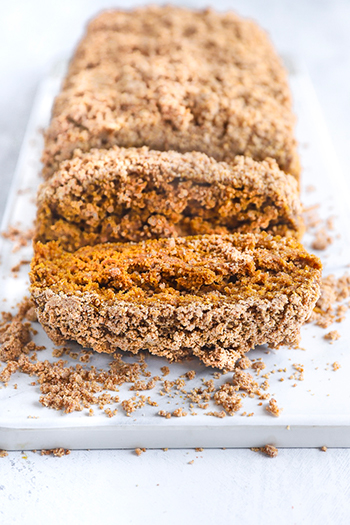 Vegan Pumpkin Streusel Bread (Gluten free)