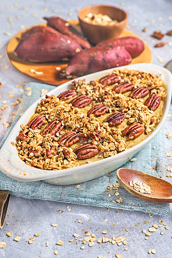 Healthy “Japanese Sweet Potato” Casserole (GF, DF)