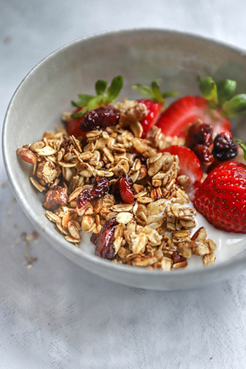 No Bake Pumpkin Spice Granola (GF, Vegan)