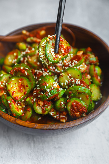 Quick Cucumber Kimchi