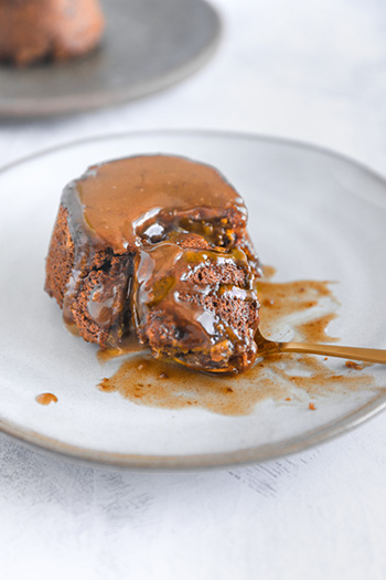 Gluten Free, Vegan Sticky Toffee Pudding